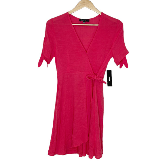 My Philosophy Coral Wrap Dress NWT Size Small - Picture 1 of 10